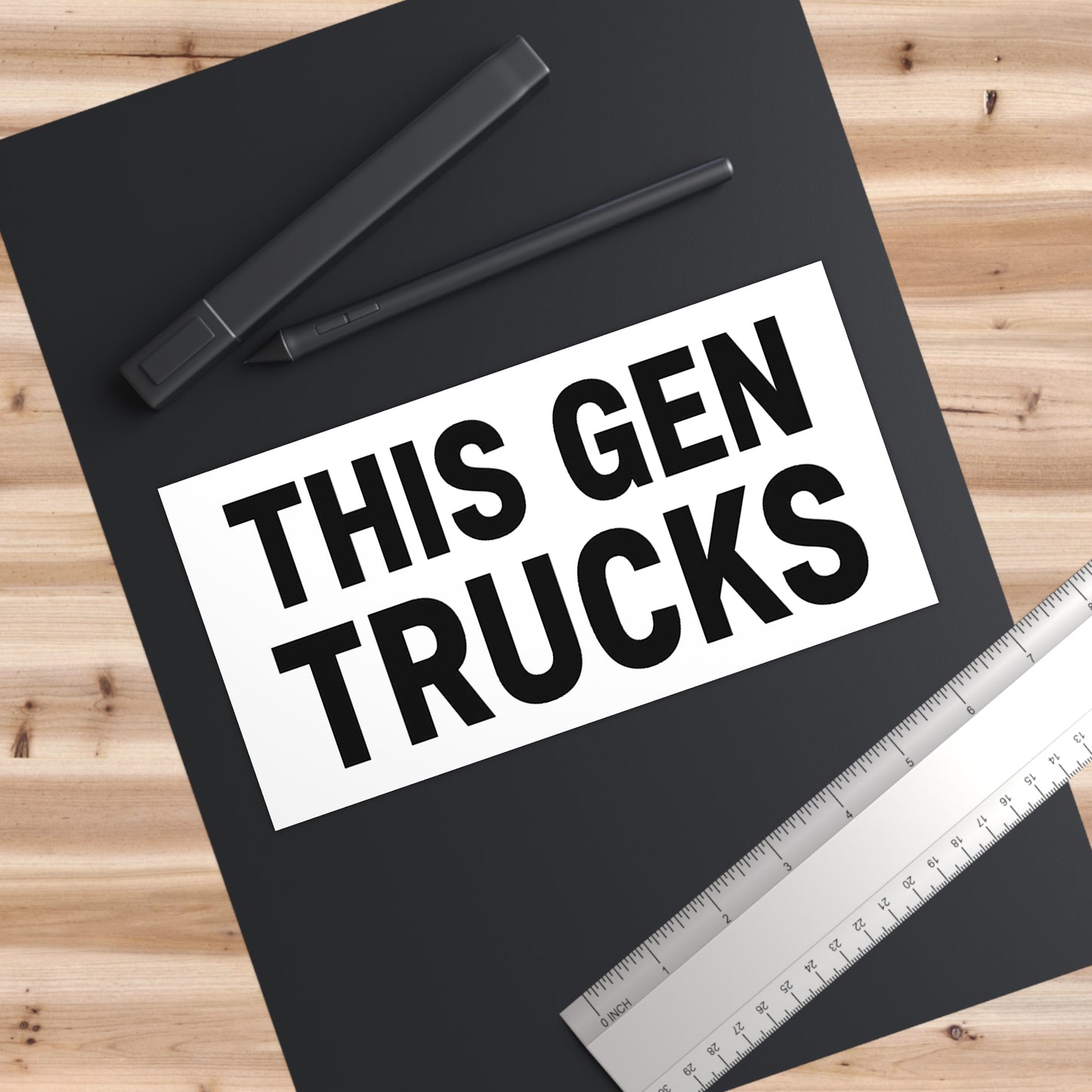 This Gen Trucks Bumper Sticker